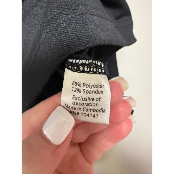 Walter Hagen Mens Black 1/4 Zip Long Sleeve Pullover Golf Shirt Size L - Picture 2 of 7